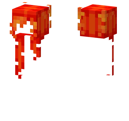Phoenix Rising Hair Base Minecraft skin