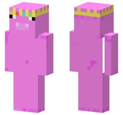 Pig With Crown Minecraft skin