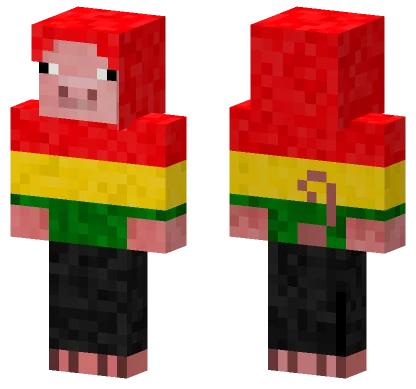 Piggy Bolivian Outfit Minecraft skin