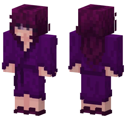 Pijama Cerrada Minecraft skin