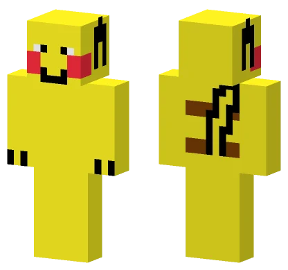 Pikachu Minecraft skin