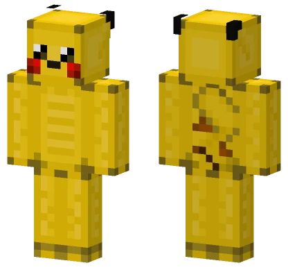 Pikachu Minecraft skin