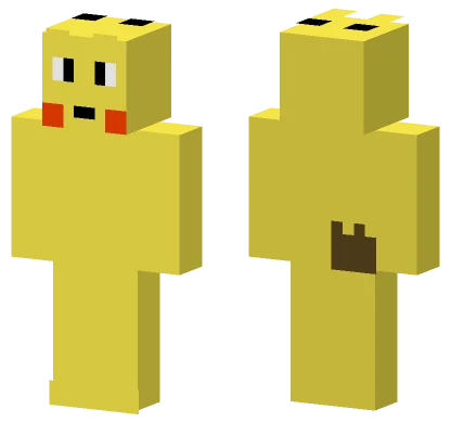 Pikachu Minecraft skin