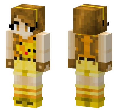 Pikachu Girl Minecraft skin