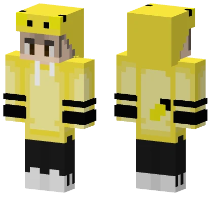 Pikachu Hoodie Minecraft skin