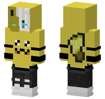 Pikachu Jacket Contest Minecraft skin