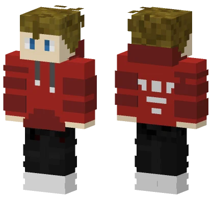 Pilohd Chill Red Minecraft skin