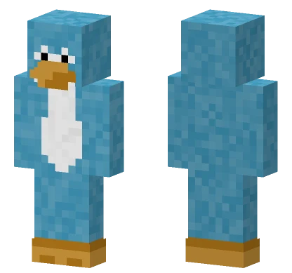 Pinguino Azul Minecraft skin