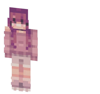 Pink Adoptable Girl Minecraft skin