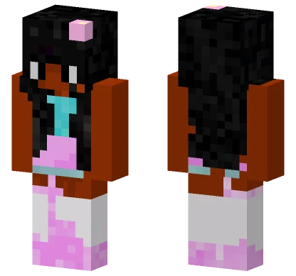 Pink And Blue Outfit Minecraft skin