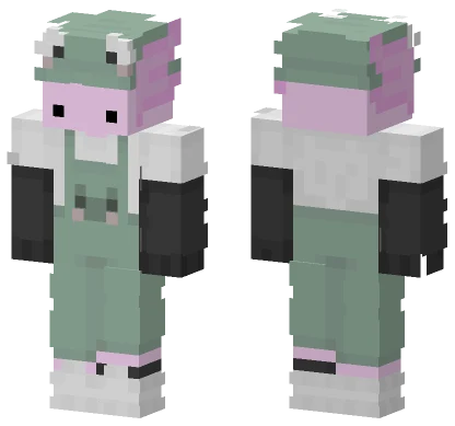 Axolotl Frog Minecraft skin