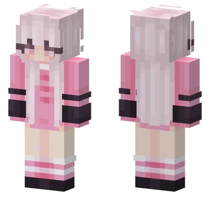 Pink And Purple Minecraft skin