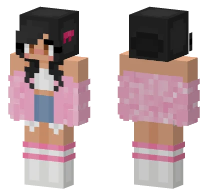 Pink Aphmau D Minecraft skin