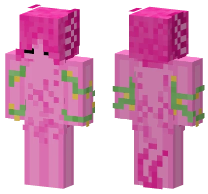 Pink Axol Minecraft skin