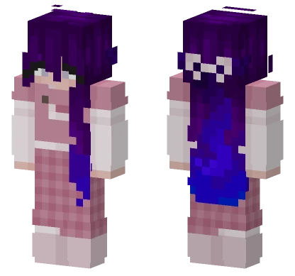 Pink Bear Shirt Minecraft skin