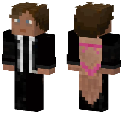 Pink Bikini Girl Minecraft skin