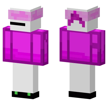 Pink Blob Character Minecraft skin