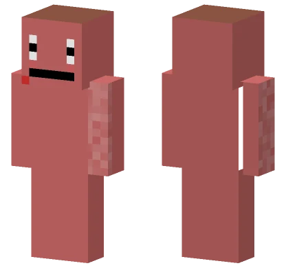 Pink Blob Creature Minecraft skin