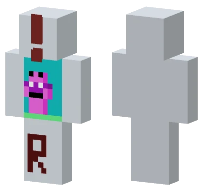 Pink Blob Monster Minecraft skin