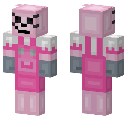 Pink Bunny Outfit Minecraft skin