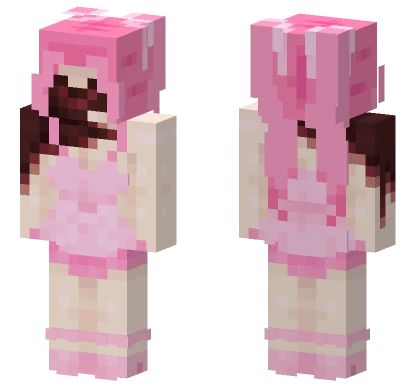 Pink Cake Girl Minecraft skin
