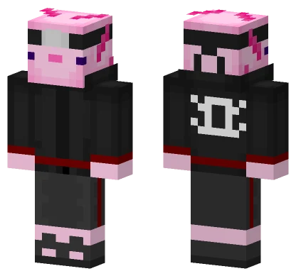 Pink Cat Girl Minecraft skin