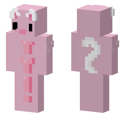 Pink Cat Outfit Minecraft skin