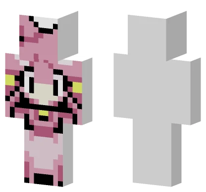 Pink Cat Outfit Minecraft skin
