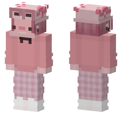 Pink Cat Pajamas Minecraft skin