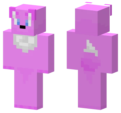 Pink Cat Skin Minecraft skin