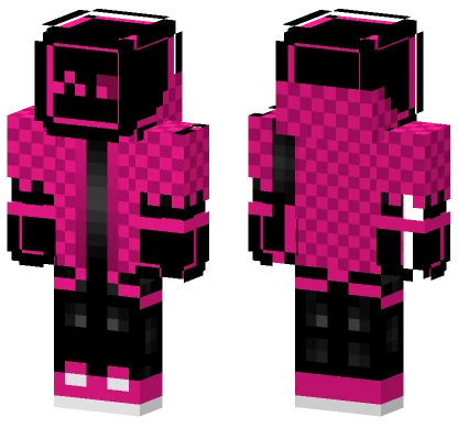 Pink Checkered Outfit Minecraft skin