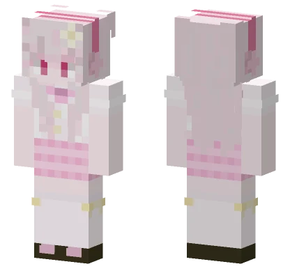 Pink Cherry Student Skin Minecraft skin