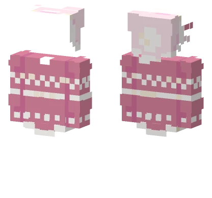 Pink Christmas Ob Minecraft skin