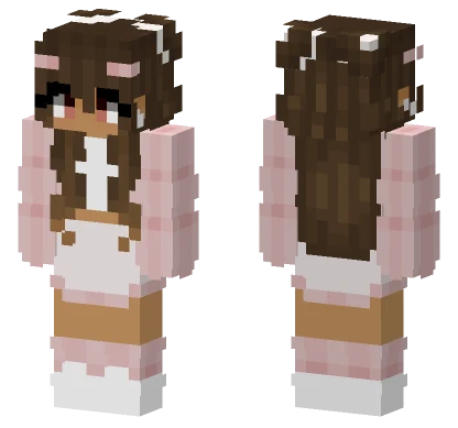 Pink Clueless Girl Minecraft skin