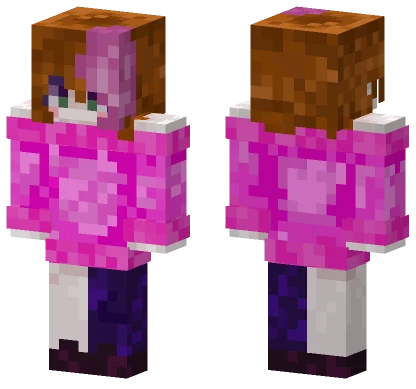Pink Crystal Gorgon Minecraft skin