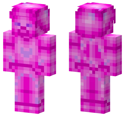 Pink Crystal Suit Minecraft skin