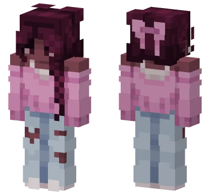 Pink Day Minecraft skin