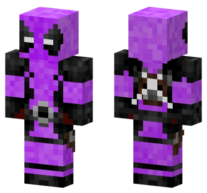 Pink Deadpool Minecraft skin