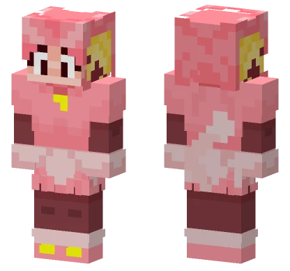 Pink Deltarune Minecraft skin
