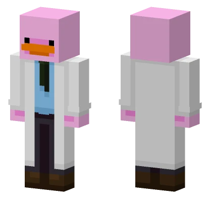 Pink Duck Minecraft skin
