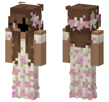 Pink Flower Pandora Minecraft skin