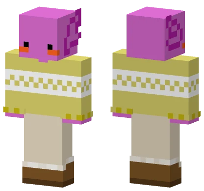 Pink Frosted Cake Minecraft skin