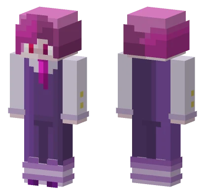 Pink Gem Agent Minecraft skin