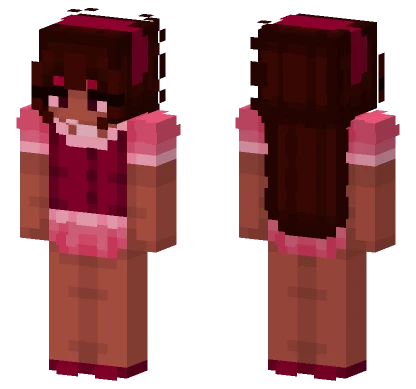 Pink Gemstone Princess Minecraft skin