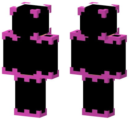 Pink Geometric Minecraft skin