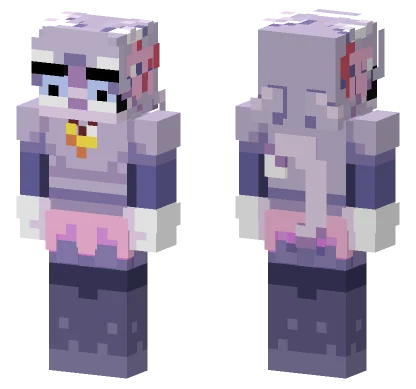 Pink Ghost Deltarune Minecraft skin