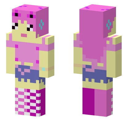 Pink Girl 17 Minecraft skin