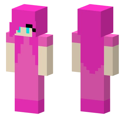 Pink Girl Minecraft skin