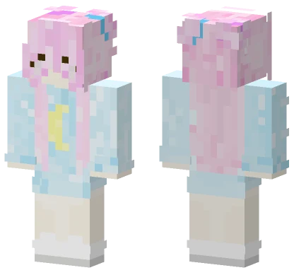 Pink Girl Minecraft skin