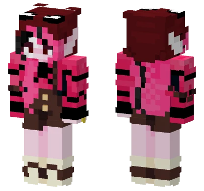 Pink Girl Minecraft skin